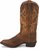 Side view of Justin Boot Mens Huck Brown